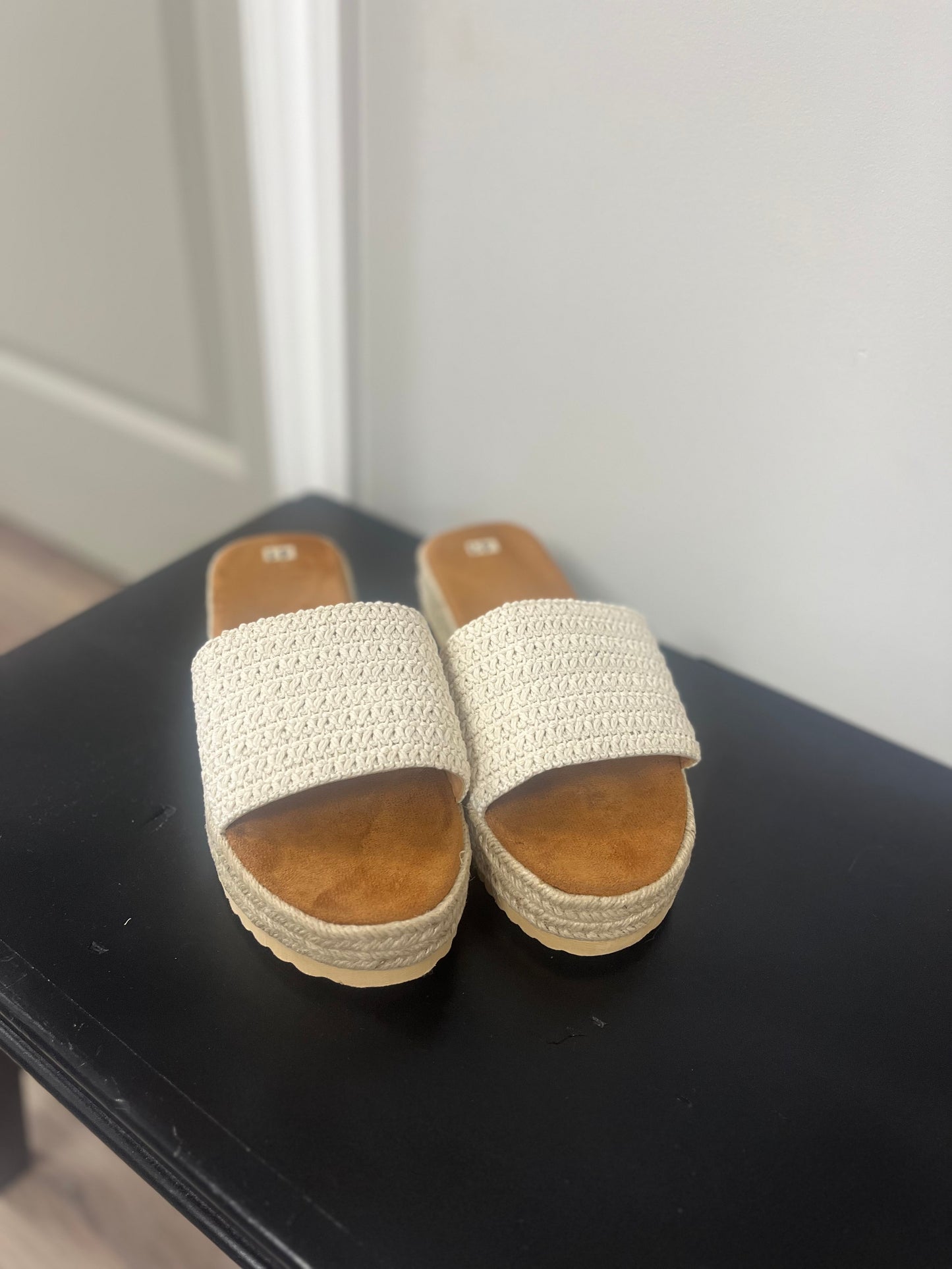 White Platform Sandals