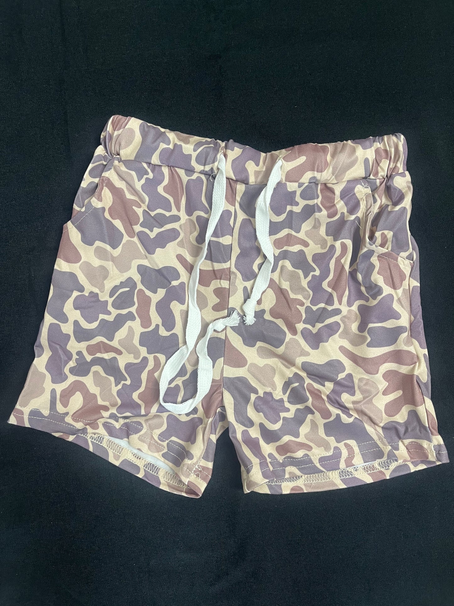 Light camo shorts