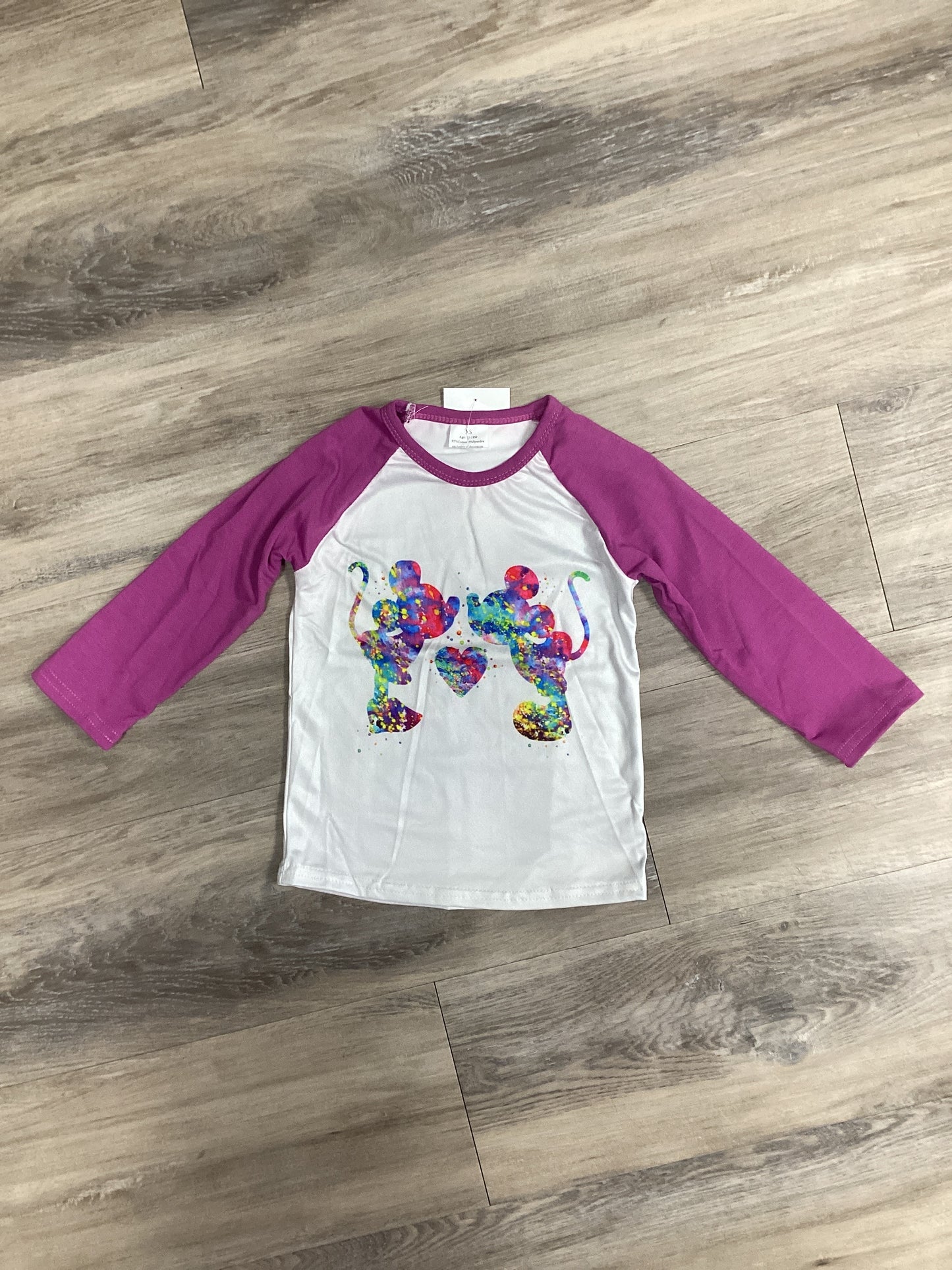 Purple Mickey Mouse Shirt