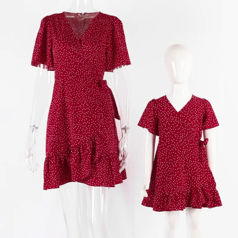 Girls polka dot dress