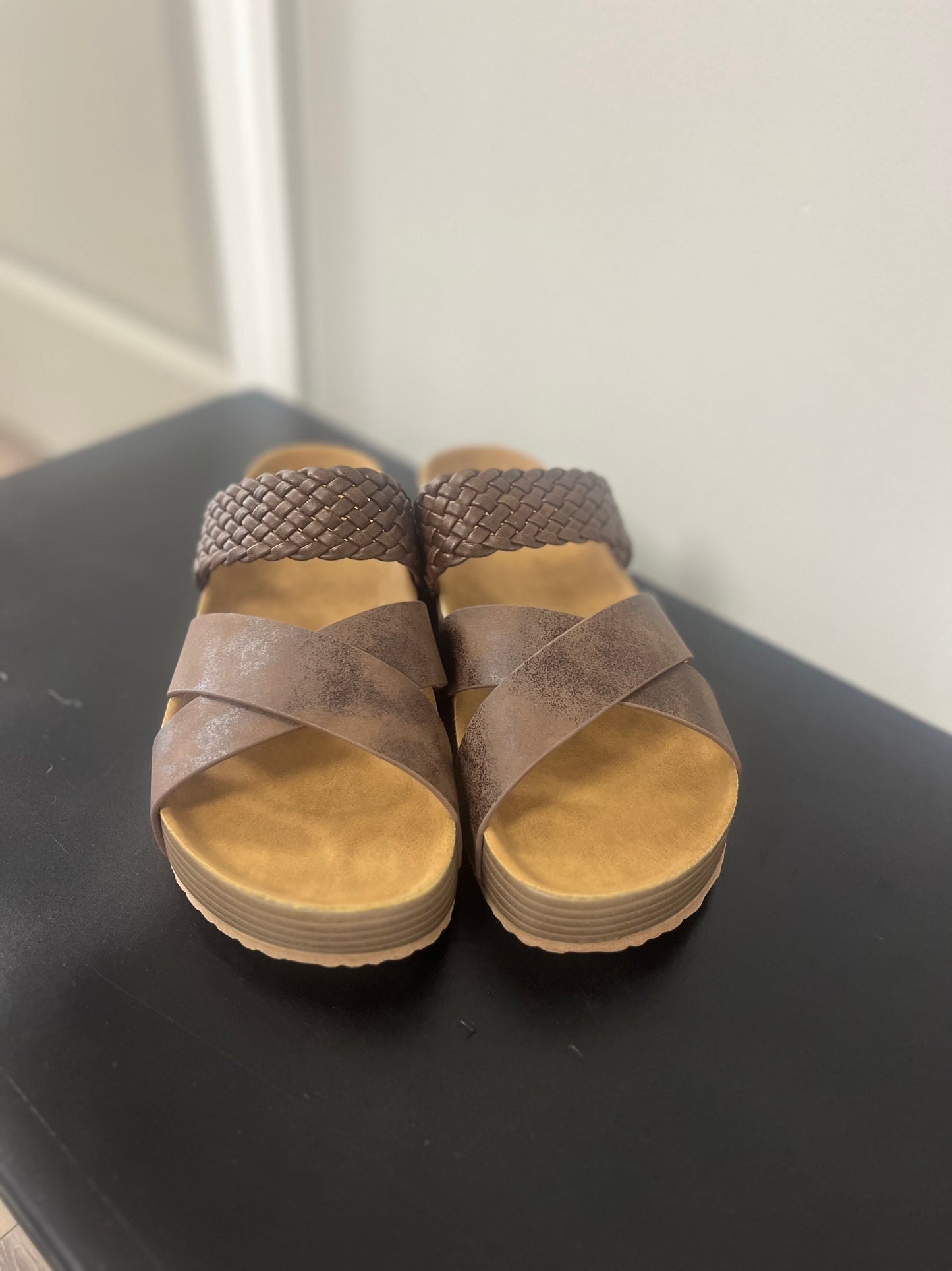 Brown Platform Sandals