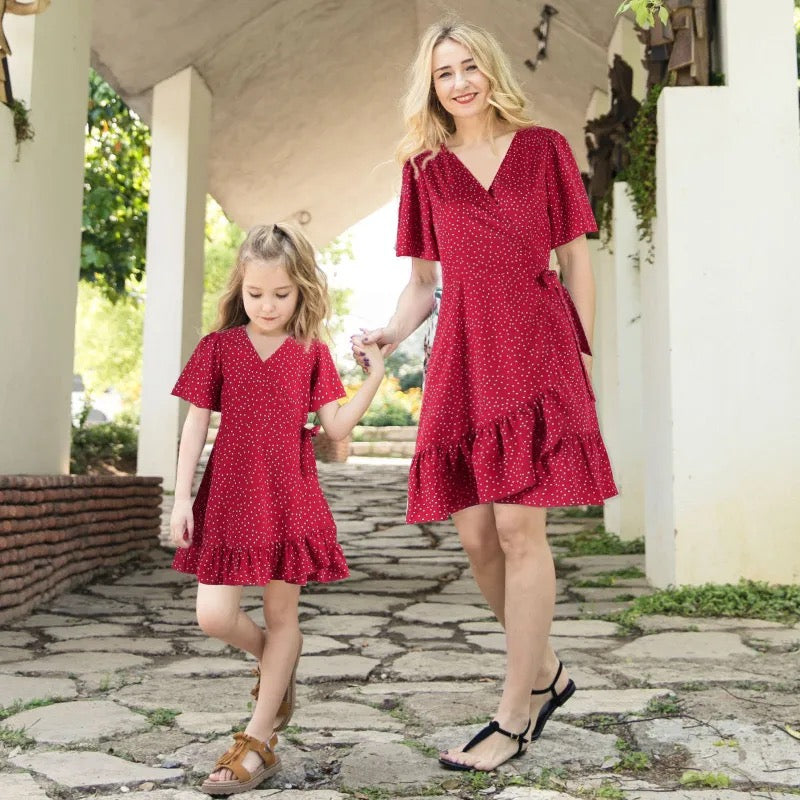 Women’s polka dot dress