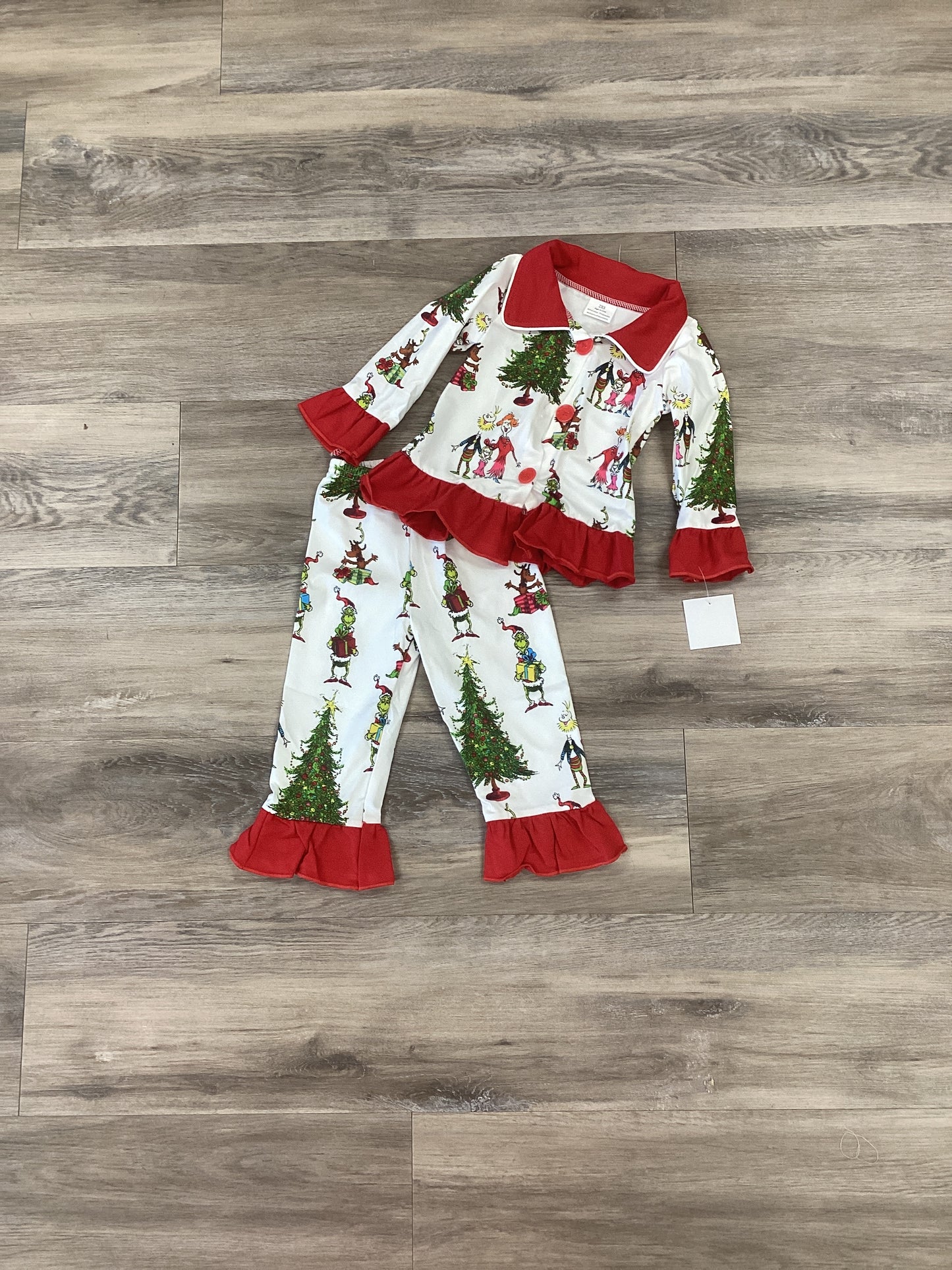Grinch Dr.Suess Pajamas Girl