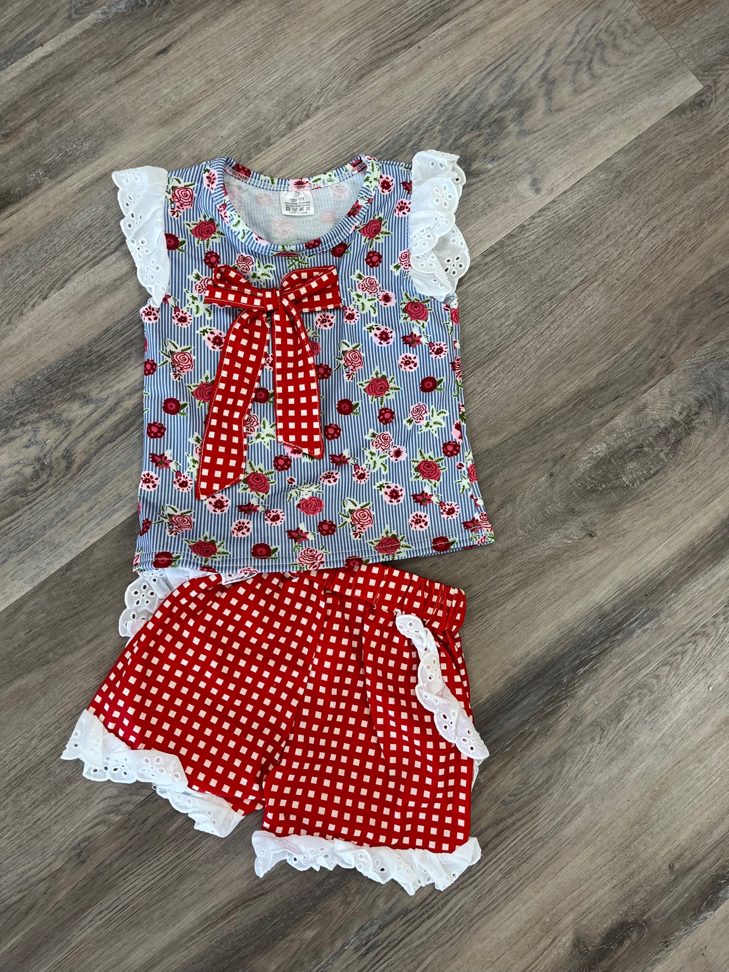 Girls floral set