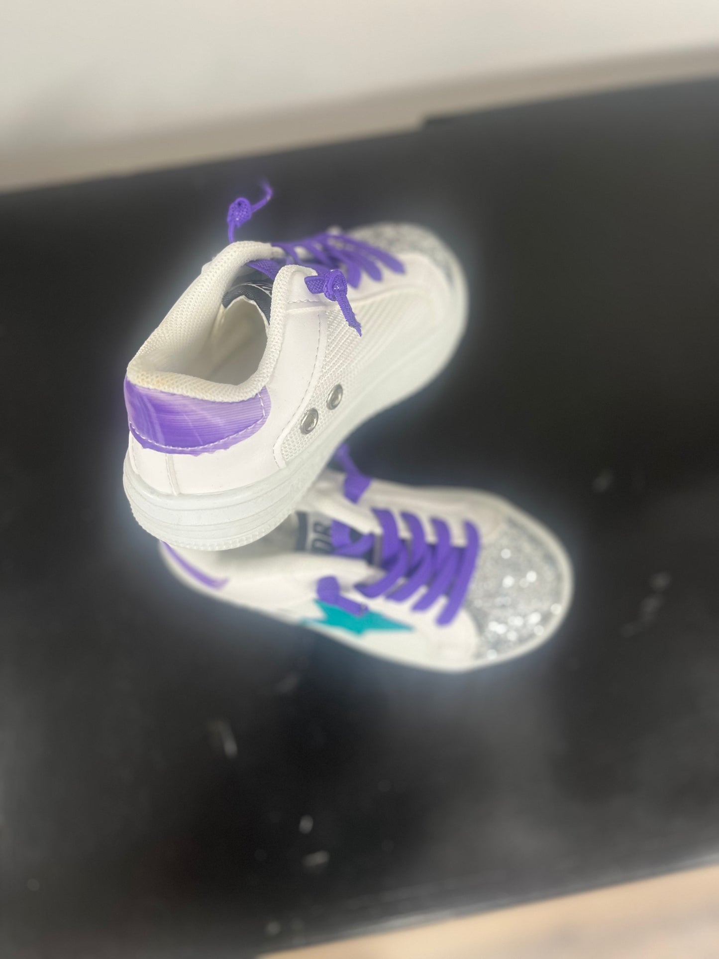 Teal Star Sneakers
