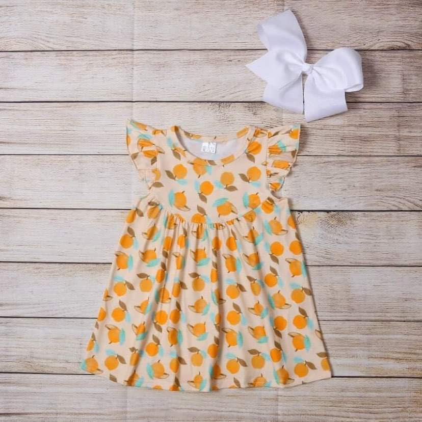 Orange Summer dress