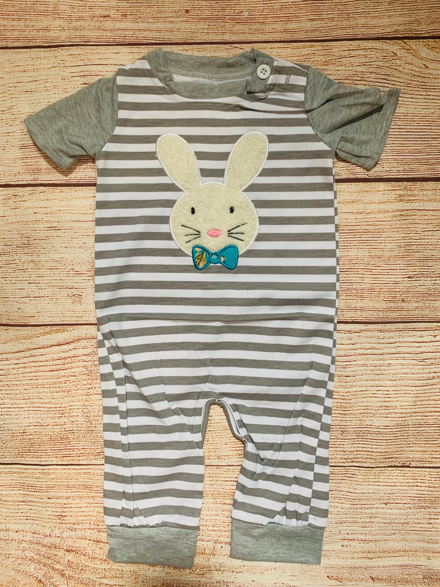 Boy easter Bunny romper