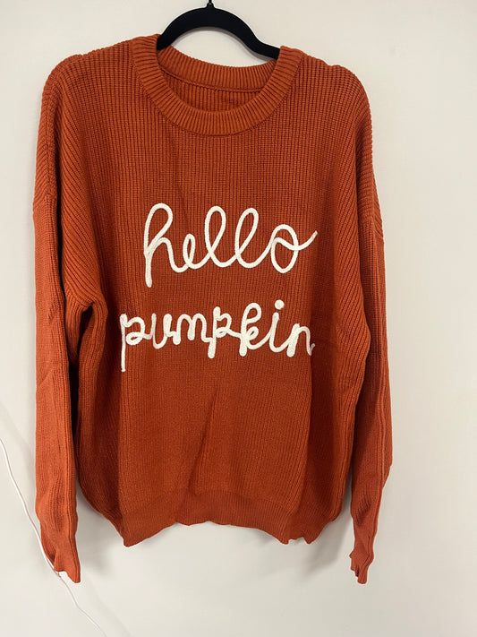 Hello Pumpkin Sweater