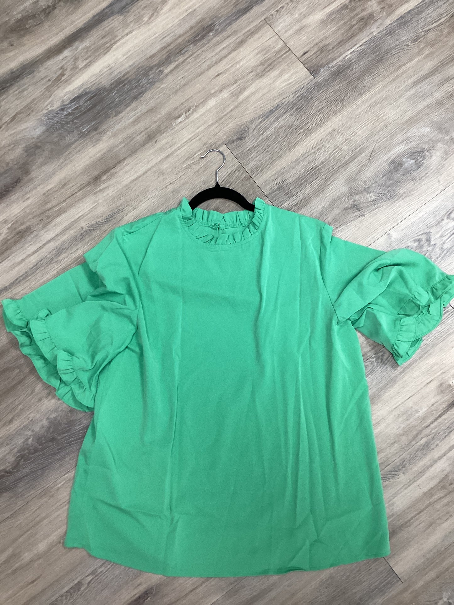 Solid Green Blouse