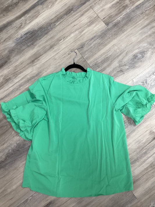 Solid Green Blouse
