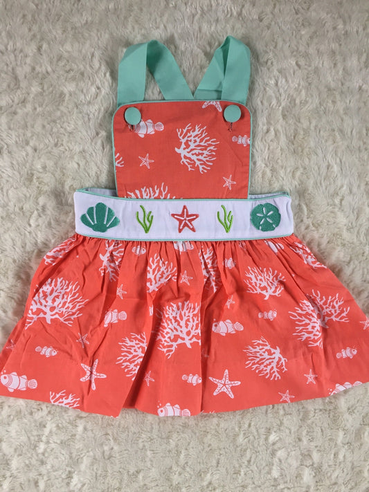Coral dress