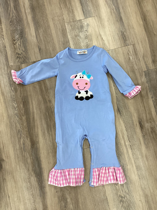 Girls cow onesie