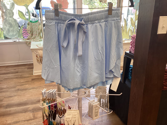 Baby blue skort