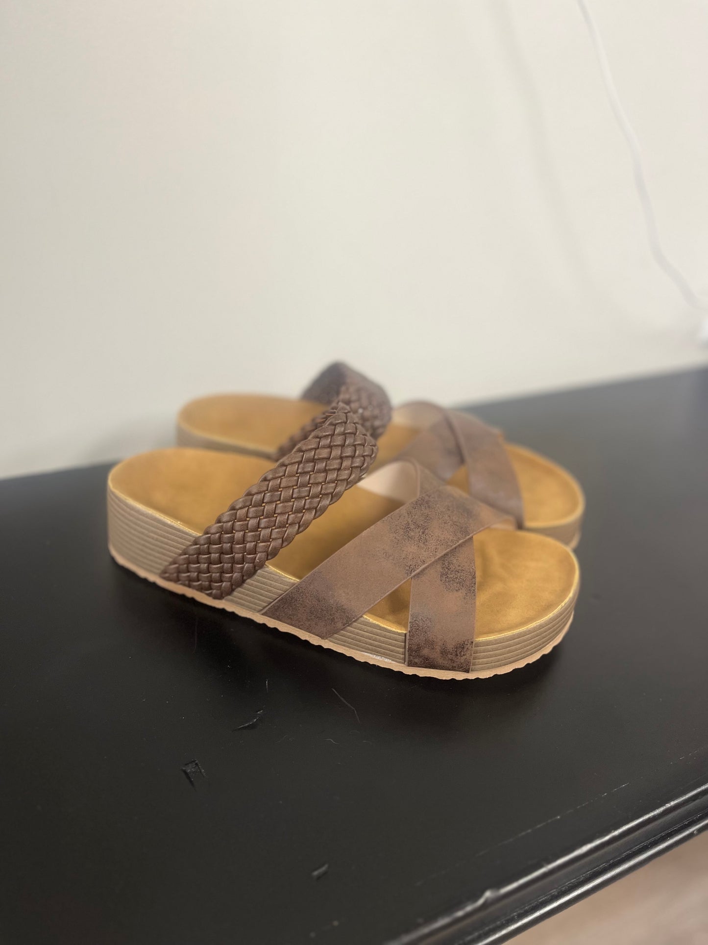 Brown Platform Sandals