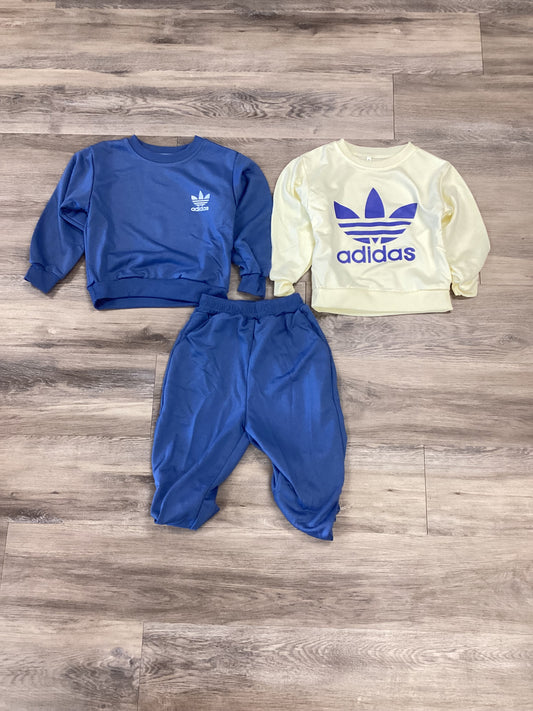 Blue Adidas 3-Piece Set