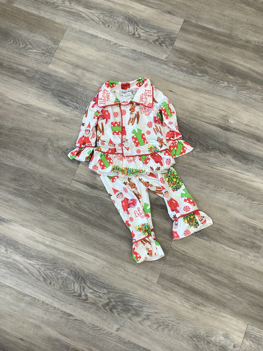 Girl Elf on the shelf pajamas