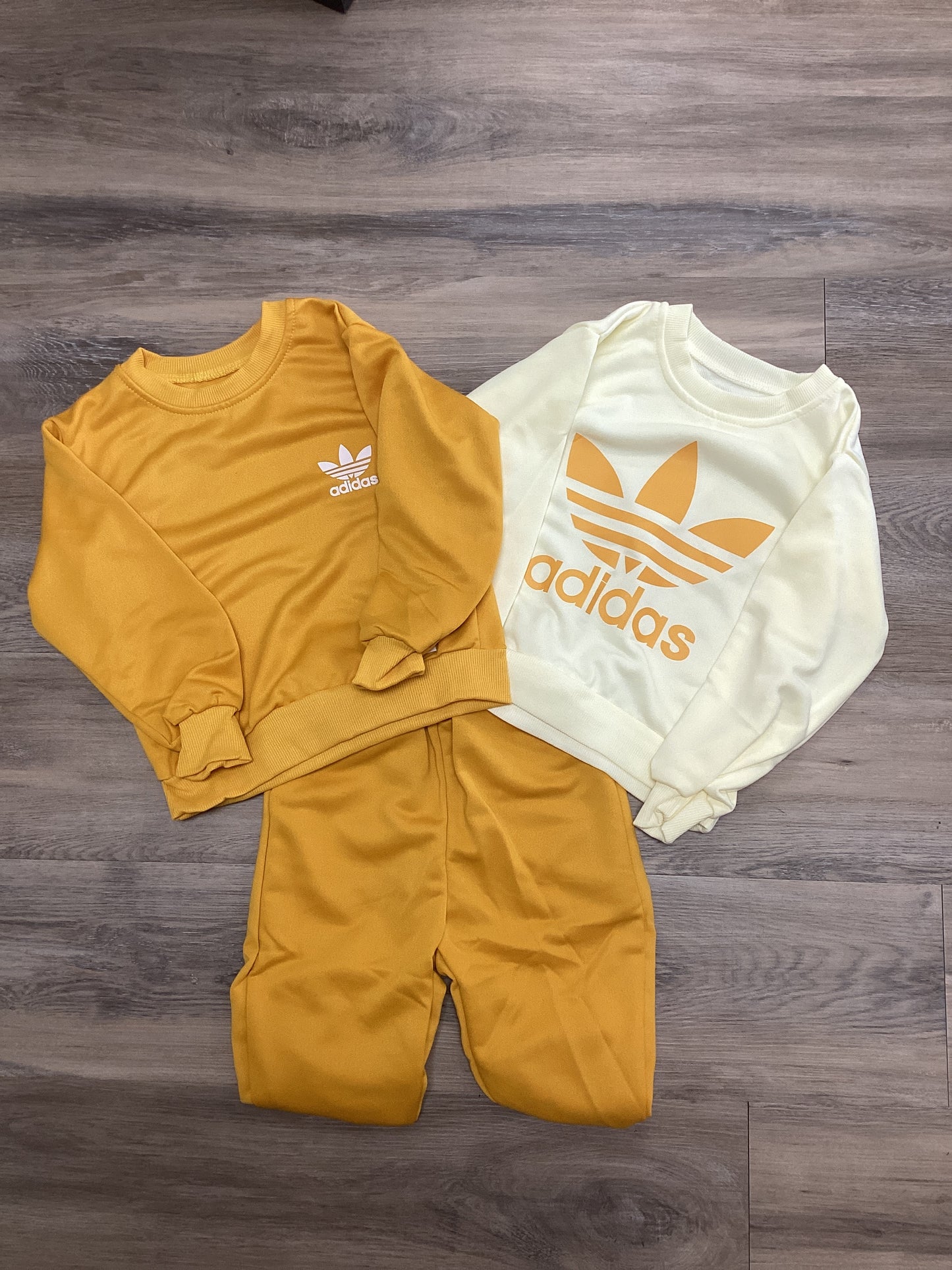 Yellow Adidas 3-Piece Set