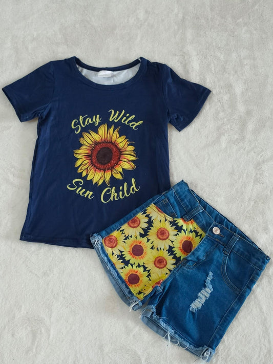 Stay Wild Denim set