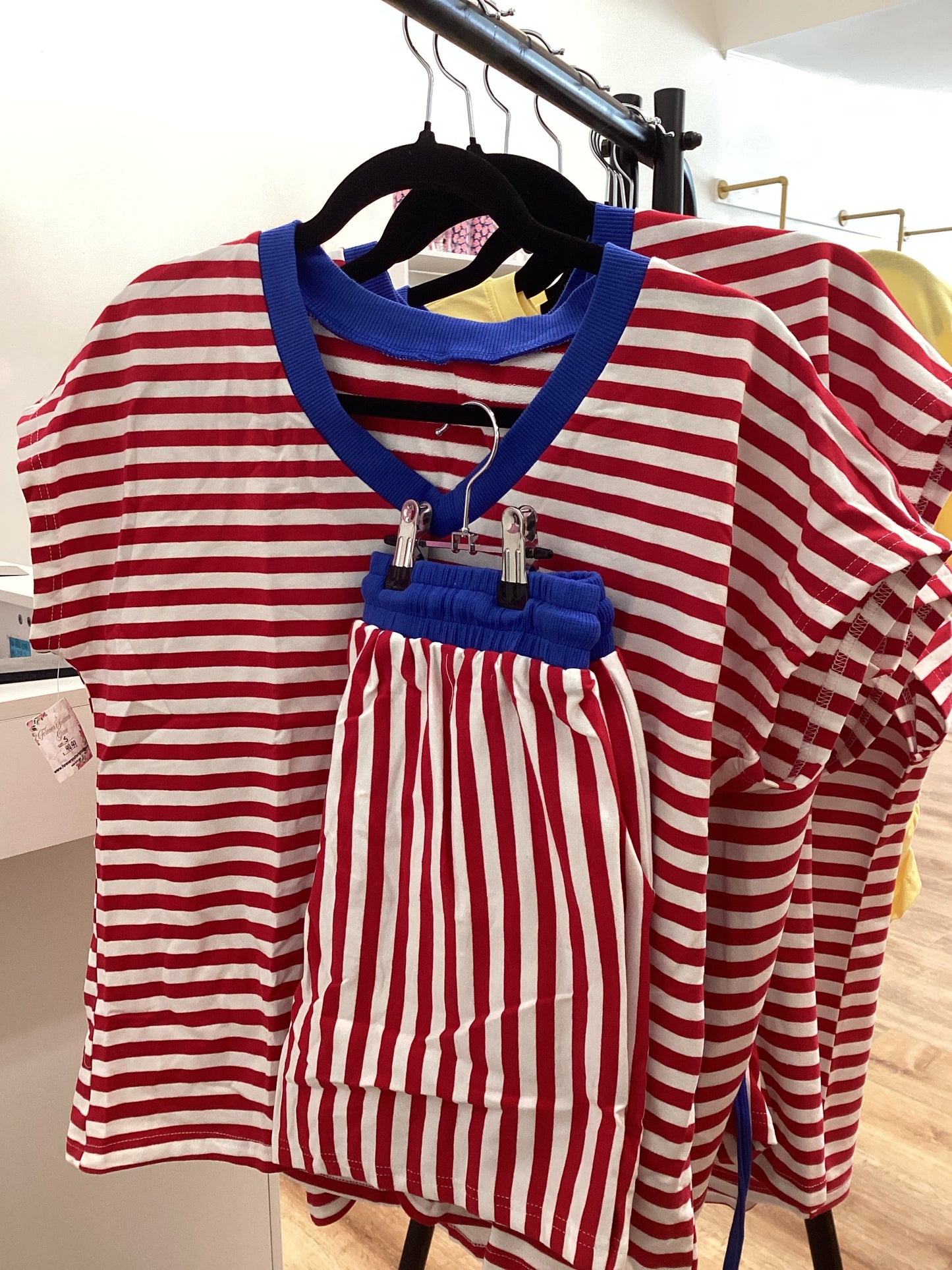 Red white and blue set