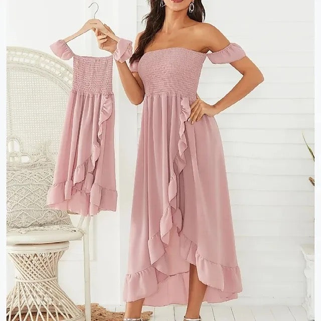 Girls ruffle dress