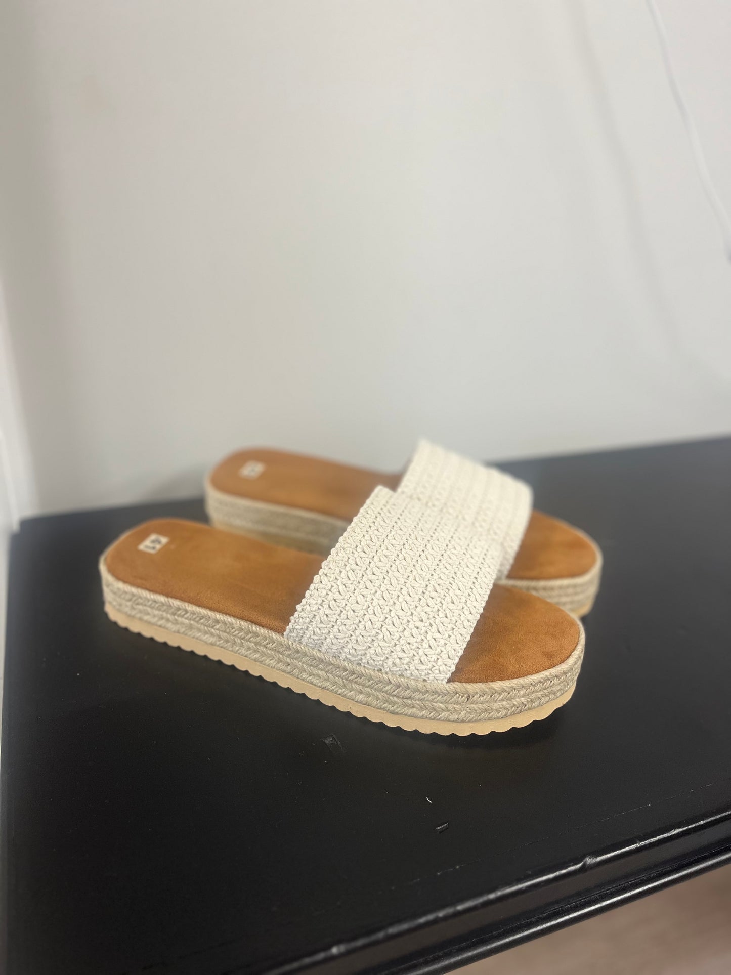 White Platform Sandals