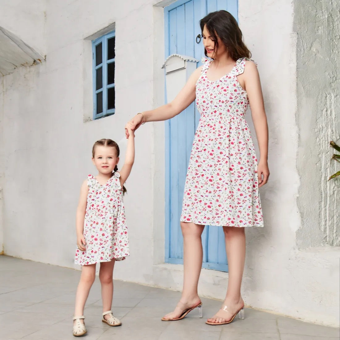 Girls rose dress