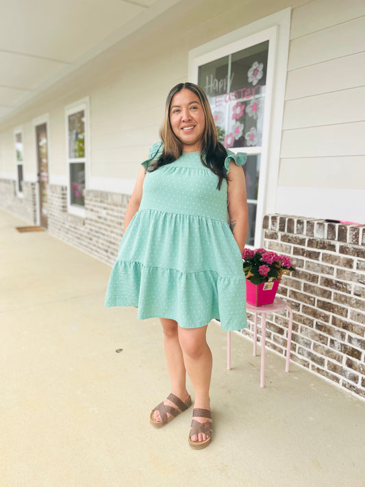 Green dress