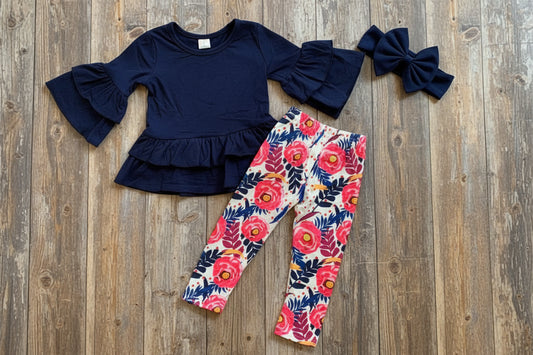 Girl floral set