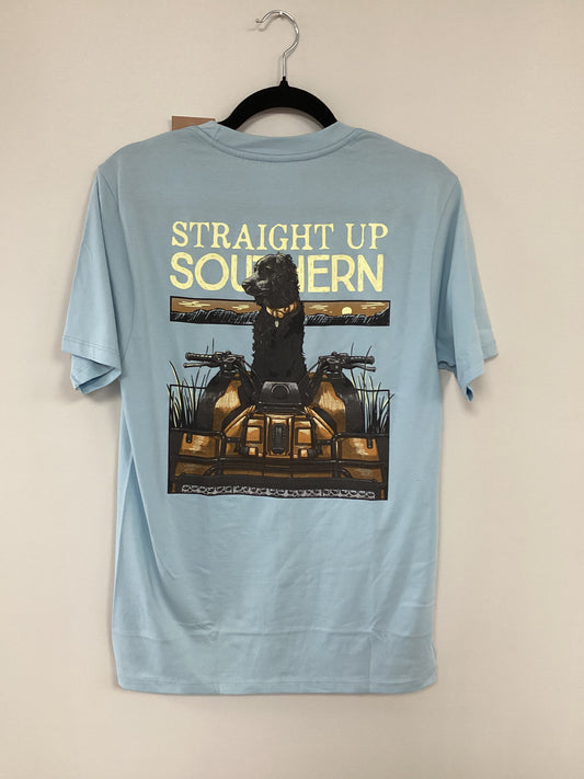 Blue straight up southern with pockets