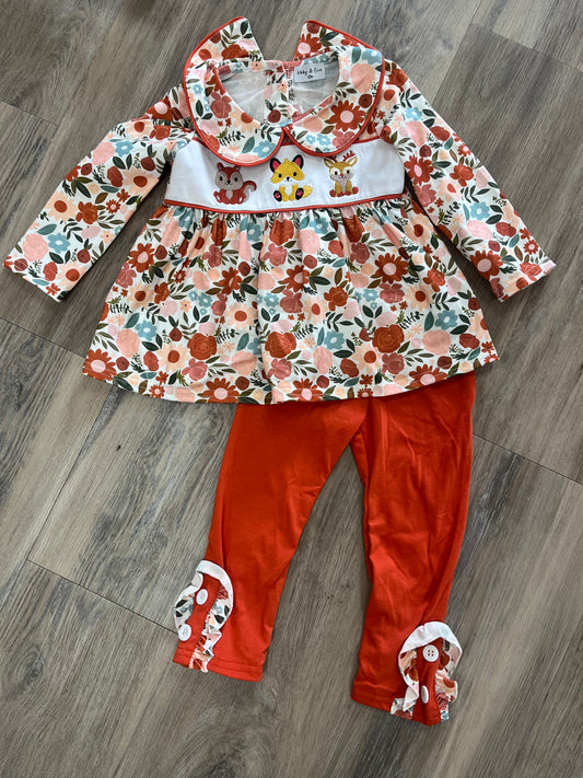 Girls Animal Pant Set