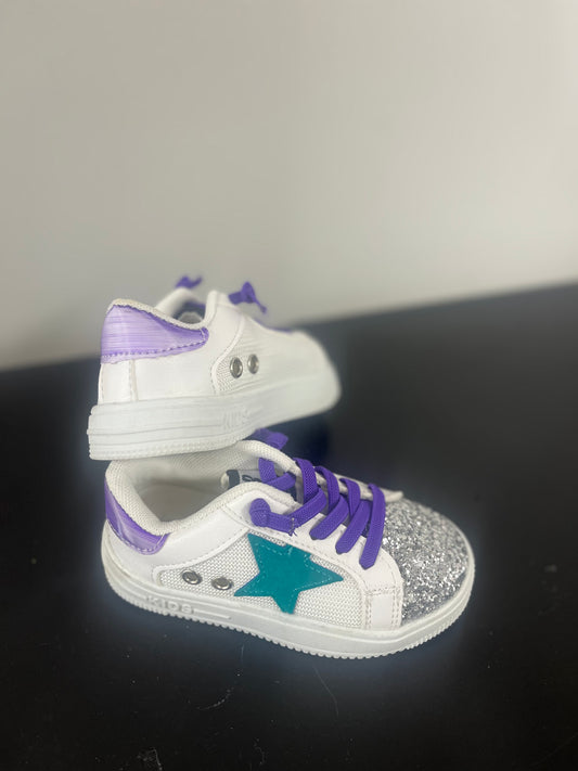 Teal Star Sneakers