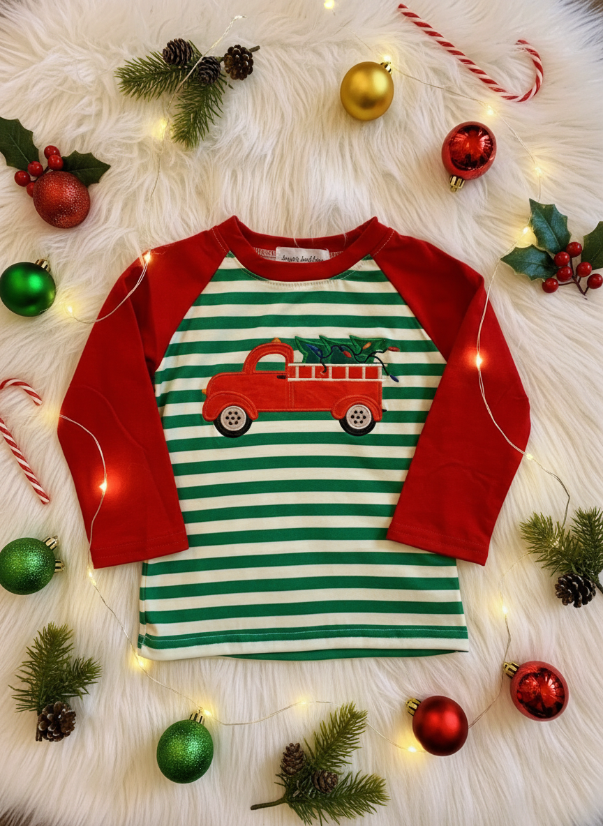 Christmas truck shirt