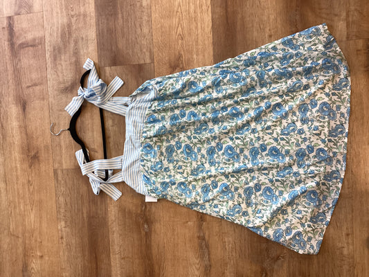 Blue tie dress