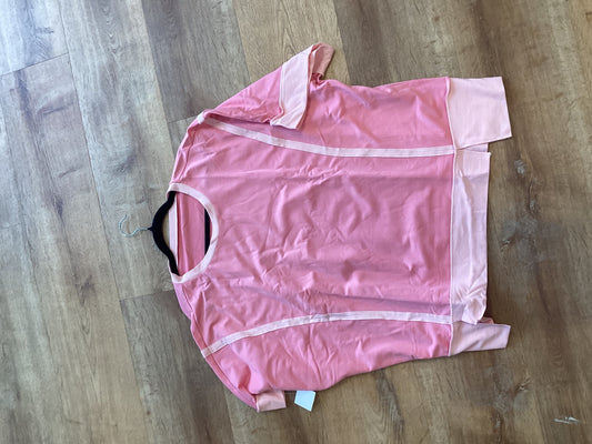 Pink stitch shirt