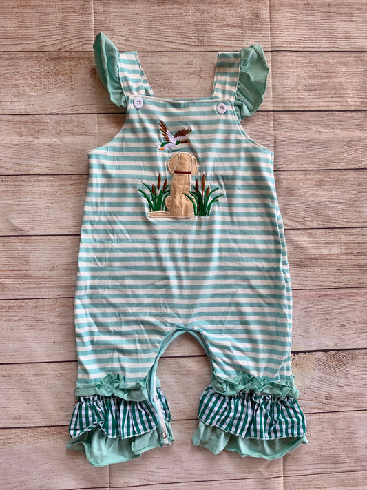 Girl Dog & Duck romper