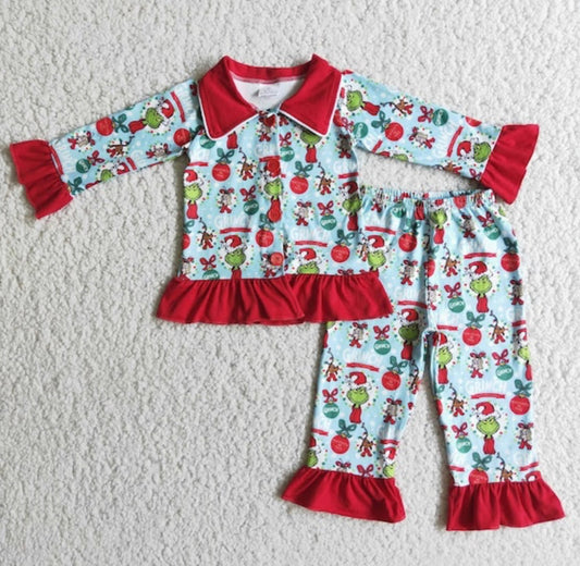 Girl Grinch Pajamas