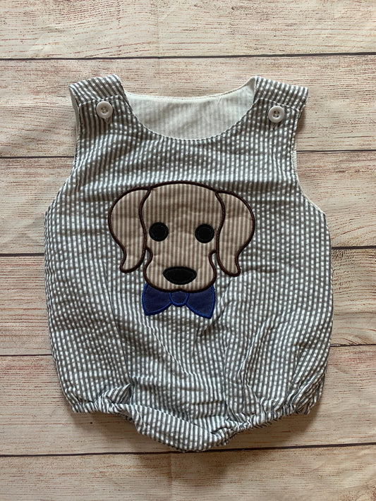 Boy puppy bubble